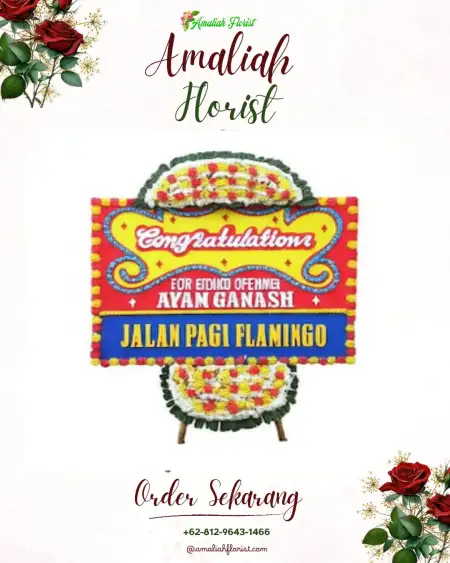 Sewa Papan Bunga Terong